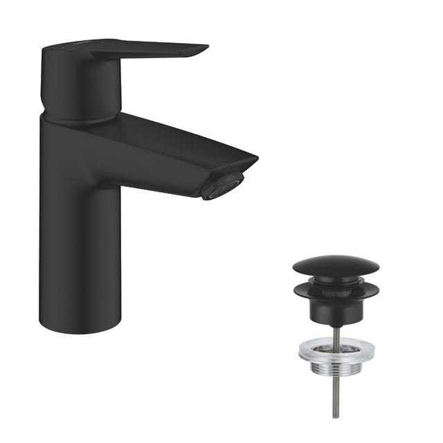 Grohe Einhand-Waschtischbatterie 'Start S-Size' mattschwarz