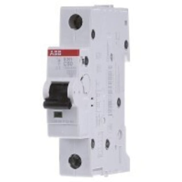 ABB S201-C50 - Leitungsschutzschalter, Char. C, 50 A, 1 polig