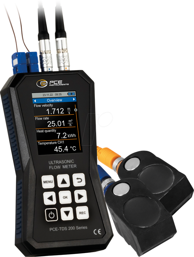 PCE TDS 200+ M - Ultraschall-Durchflussmessgerät PCE-TDS 200+ M