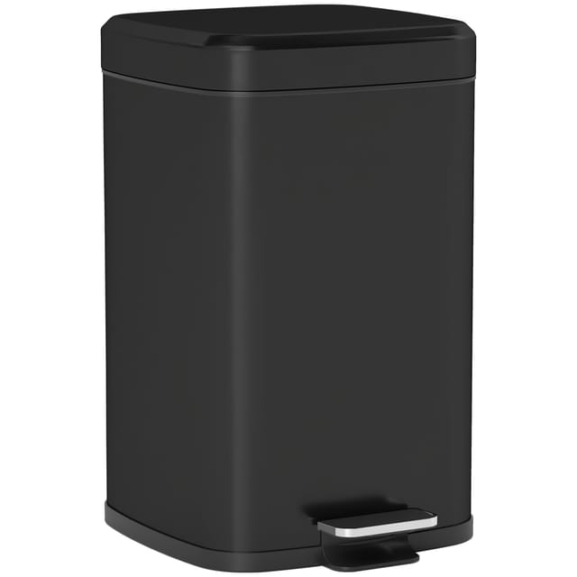 Küchen-pedaleimer 20 L, Soft-close-deckel, Herausnehmbarer Inneneimer, Anti-fingerprint Metall, 28 X 35 X