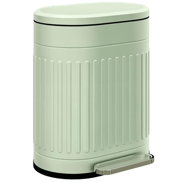 Abfalleimer 20 L Mit Pedal, Soft-close-deckel, Herausnehmbarer Inneneimer, Anti-fingerprint Metall, 36,5 X