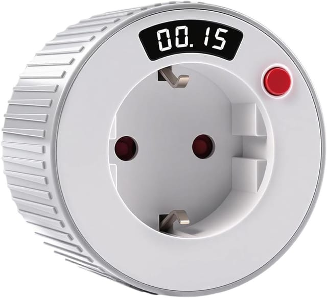 Zeitschaltuhr Steckdose Mechanisch Countdown, Ac230v 16a 3680w, Analog Anzeige Zuhause