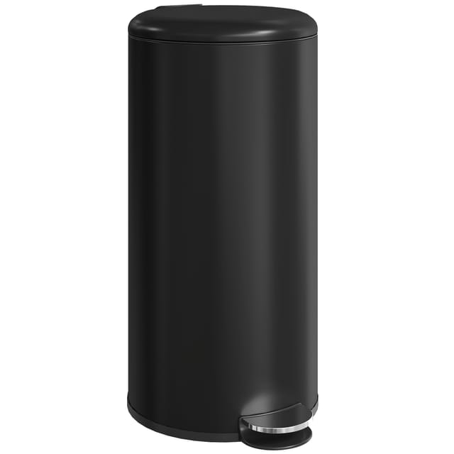 Mülleimer Treteimer 30 L, 36 X 30 X 63,5 Cm, Metall Anti-fingerprint, Soft-close-deckel, Abnehmbarer