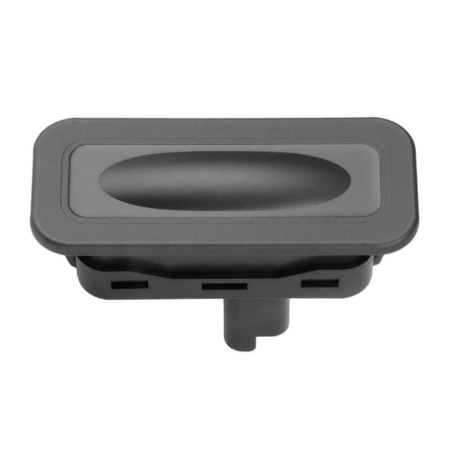 Heckklappenschalter 8200076256 Schwarz, Kofferraumtaste, Kompatibel Renault Clio 3 Megane 2, Öffnung