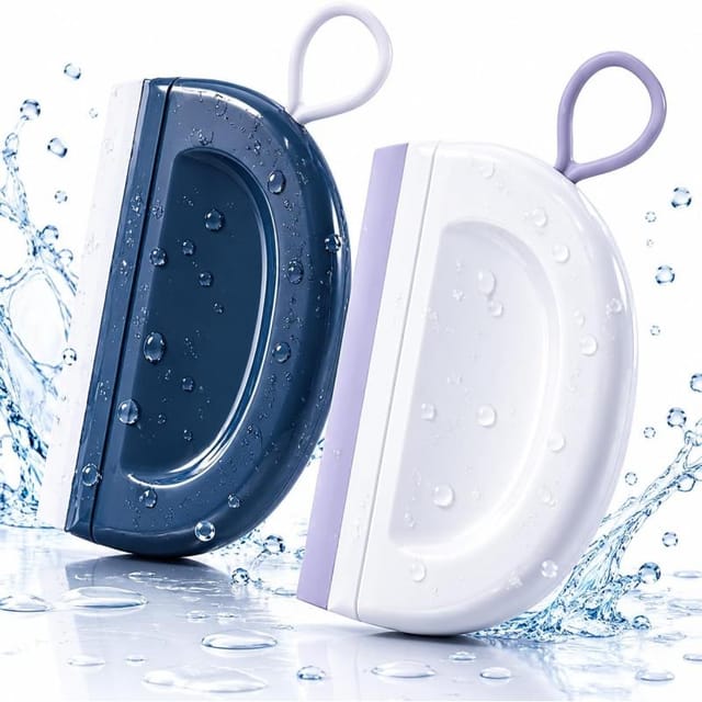 2er Set Mini-glasabzieher, Entfernt Küchenschmutz, Kleine Abzieher Für Dusche Und Auto, Fenster, Spiegel Und
