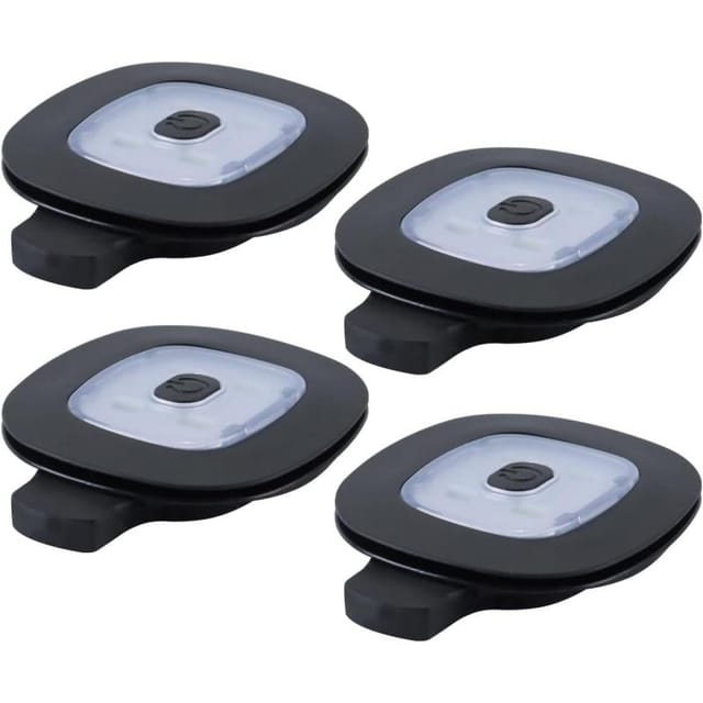4er Set Stirnlampen Usb Wiederaufladbar, Befestigung Mützen Caps, Kopflampe Für Laufen Und Fahrrad