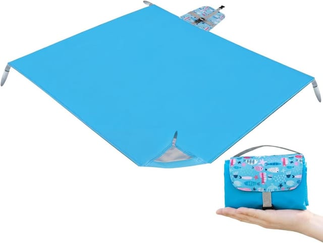 Picknickmatte Faltbar, Wasserdichte Decke 200 X 150 Cm, Für Wandern Strand Mit Rutschfester Oberfläche