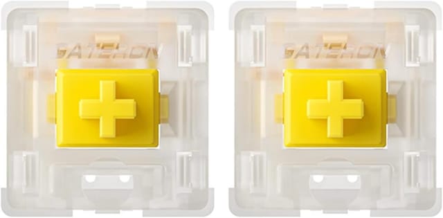 Gateron Milky Yellow Pro Lineare Tastenschalter 5 Pin, Für Mx Mechanische Tastaturen, Switches-set Tasten