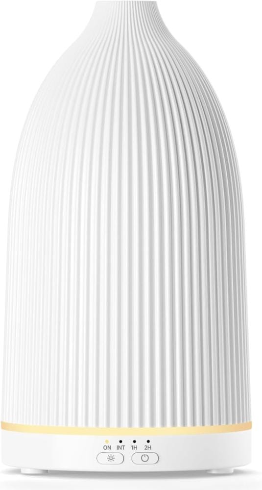 Aroma Diffuser 8 Led, Ätherische Öle Vernebler 100ml, Ultraschall Nebel, Nachtlicht Und Luftbefeuchter