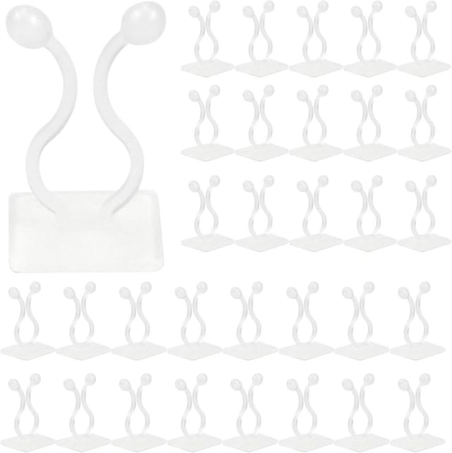 50 Kletterpflanzen Clips, Selbstklebende Wandhaken, Für Efeu Und Pothos Als Zimmerpflanze Rankhilfe