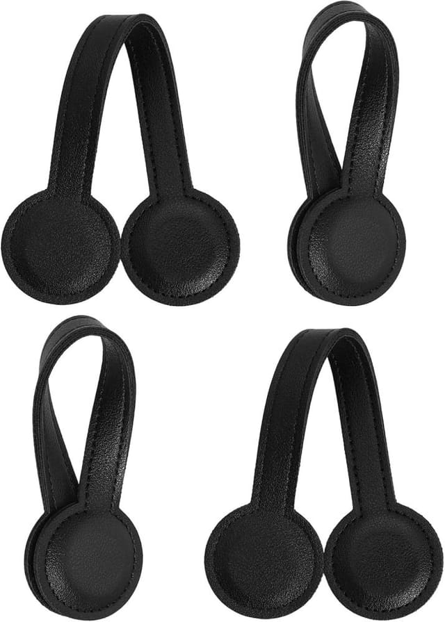 2 Magnetische Handtuchhalter Aus Leder, Küchen- Und Bad Zubehör, Starker Aufhänger Für Geschirrtuch