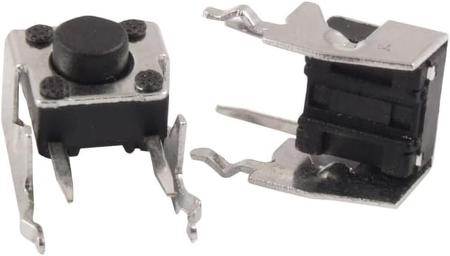 20er Momentane Winkel-takt-taster 6x6x5mm, Mikroschalter, Für Kompakte Schaltungen Und Platinenbau