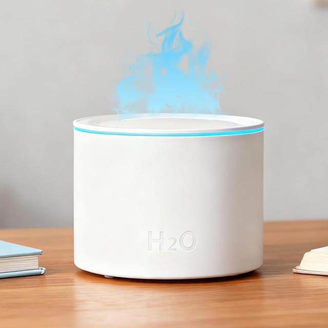 Aroma Diffuser Luftbefeuchter, Duftvernebler 160ml, Kühler Nebel, 7-farbiges Nachtlicht