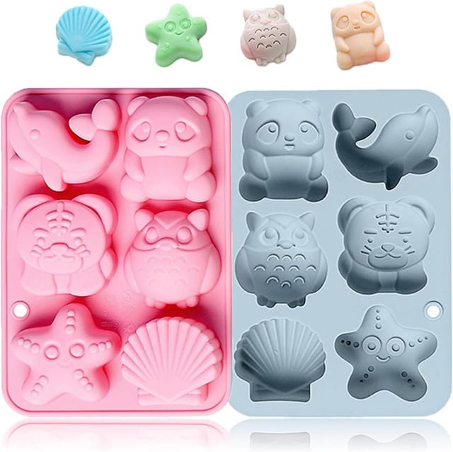 Silikon Schokoladenform Cartoon Tiere, Diy Backform Für Bonbons Eiswürfel Zum Sport Und Fitness