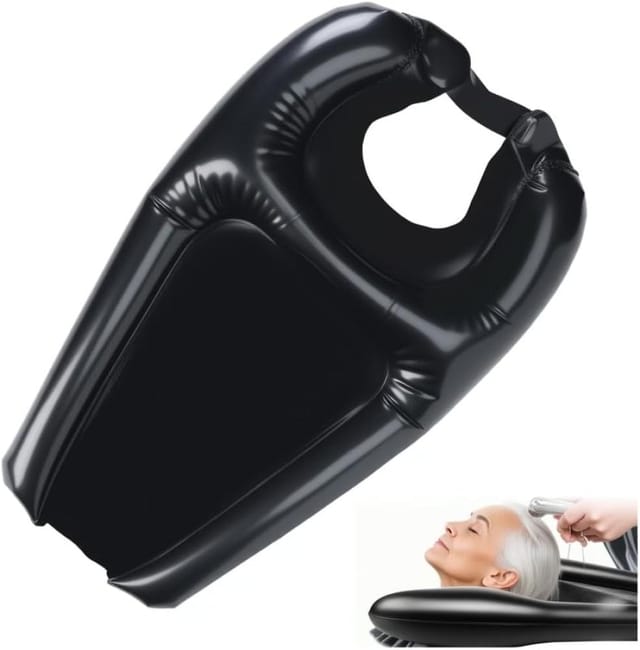 Aufblasbares Waschbecken, Tragbar Haarwasch-wanne, Shampoo-wanne Zuhause Bett Senioren Faltbar Weich