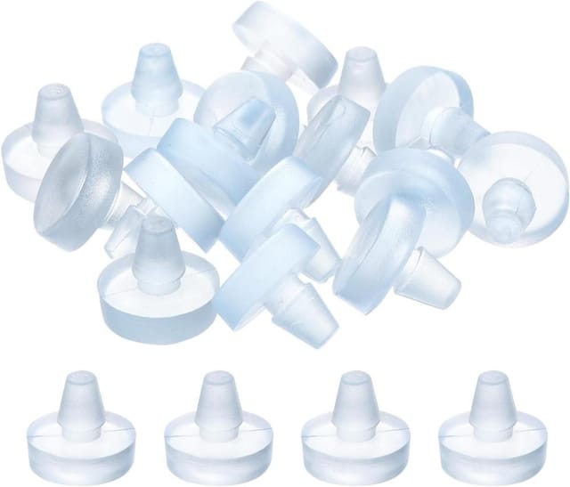 16 Transparente Gummipuffer 6,5mm Dick, Rutschfeste Stoßdämpfer, Möbel- Und Bodenschutz Für Haushalt