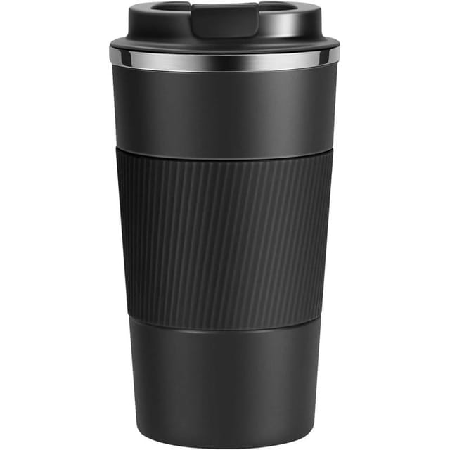 Reise-kaffeebecher Isolier-trinkbecher Aus Edelstahl, Auslaufsicher Bpa-frei, Thermobecher Für Auto, Büro Und