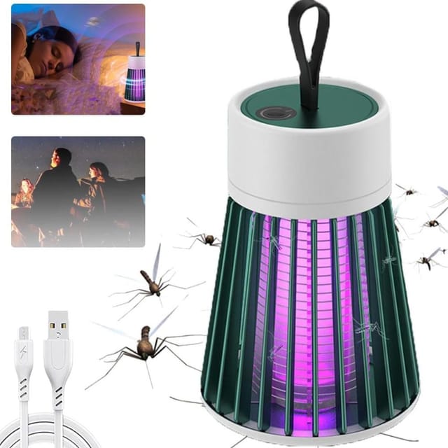 Muecken-zapper Tragbar Anti-muecke, Elektrisch Usb, Kerze, Outdoor Camping Zuhause, Led Leise Wirksam
