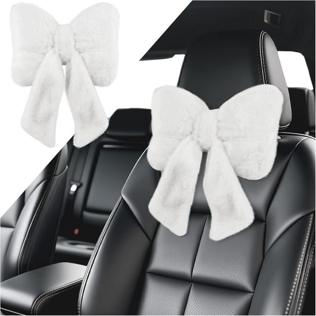 Weiches Nackenkissen Auto, Bequemes Innen-deko, Nacken Entlastung, Flauschiger Plüsch Bezug