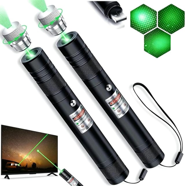 2er Set Helle Taschenlampe Für Astronomische Beobachtung, Camping-nachtlicht, Wandern Und Outdoor-überleben