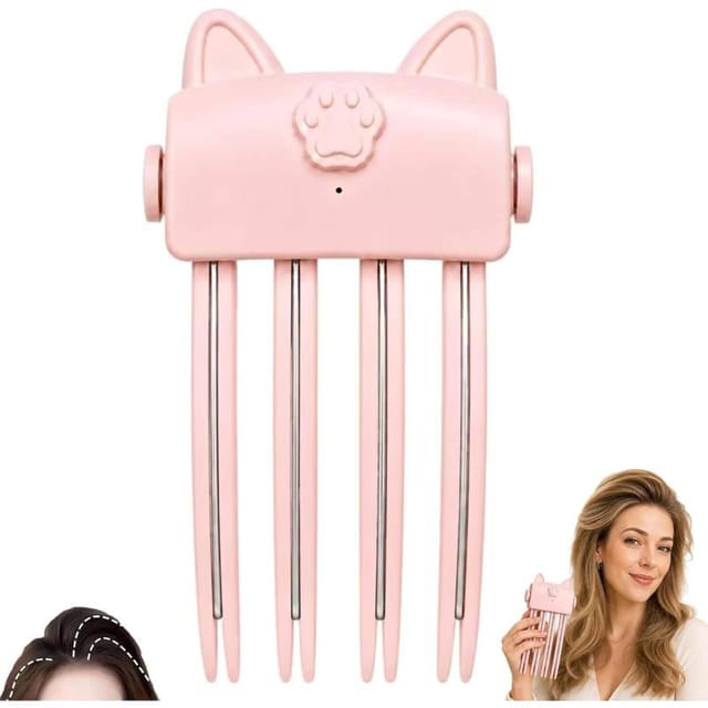 Kabellose Wiederaufladbare Haarclips, Root-volumizer Für Feines Haar, Natürlicher Look, Weiche Locken Mit Halt