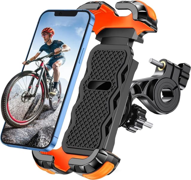 Handyhalterung Fahrrad, Sichere Verriegelung, Schnelle Montage, Für Mountainbike Und Rennrad, Stoßfest, 360°
