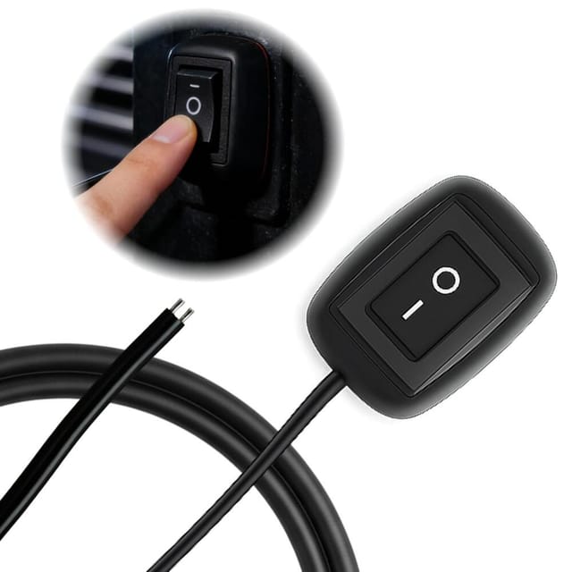Universeller Klebender Druckschalter Spst Ein-aus Wasserdicht 12-230v 10a, Für Auto Und Diy-schaltung