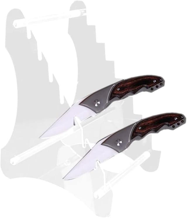 Robuste Messer-prasentationsstander Aus Acryl, Uberlebensmesser-halter Fur Jagd, Klingen-display