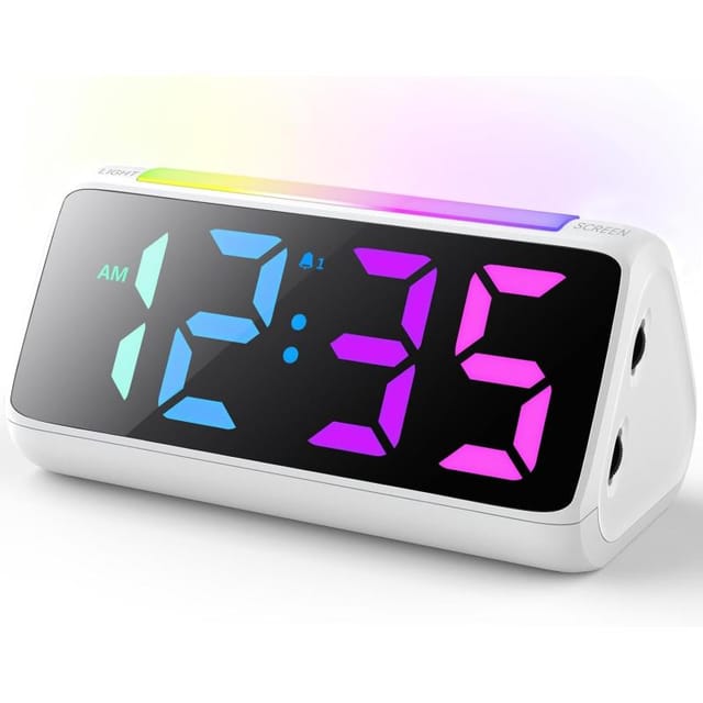 Digitaler Wecker Für Kinder Mit Licht, Wecker Jungen Mädchen Zimmer, Sanfte Nachtlicht-uhr Lernen