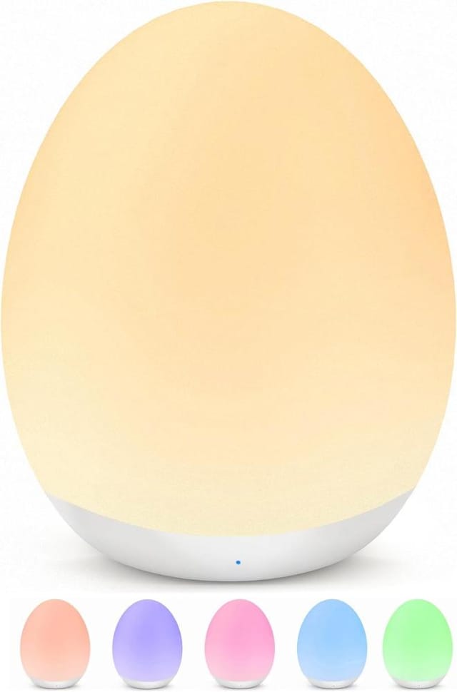 Led Nachtlicht Kinder Touch 7 Farben, Timer Usb, Bettlampe Kinderzimmer, Baby Jugendliche, Helligkeitsstufen
