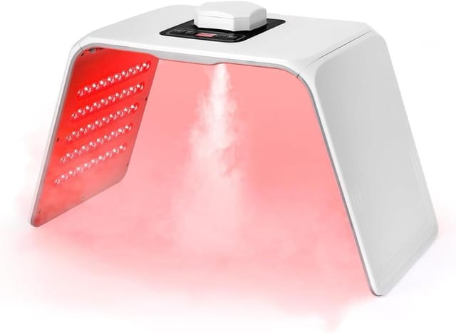Led Beauty Gesichtsmaske, 7 Farben Rot Licht, Hauttherapie Straffung Glanz Tägliche Pflege