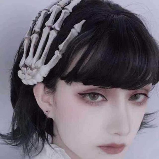 Fingerknochen-haarklammern, Haar-accessoires Für Halloween, Kostümparty Und Cosplay, Gruselige Verkleidung