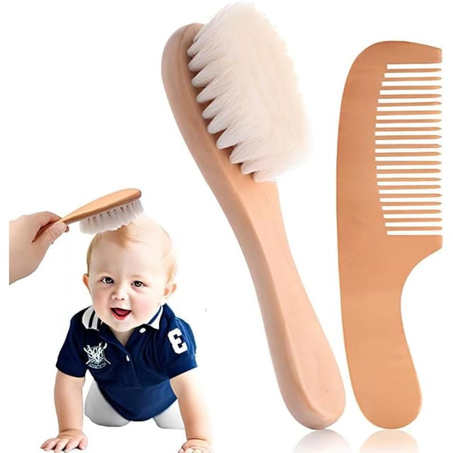Haarbürsten- Und Kamm-set Aus Naturmaterial, Entfilzende Badbürste, Kopfhautmassage, Für Frau Und Kind