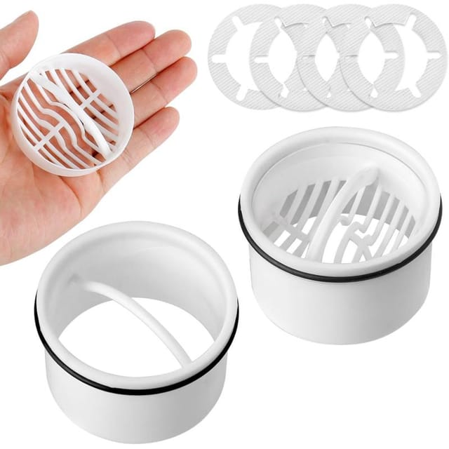 2er Set Haarfilter-sets Für Siphon, Abflusssieb, Gegen Verstopfung Waschbecken, Dusche Und Badezimmer