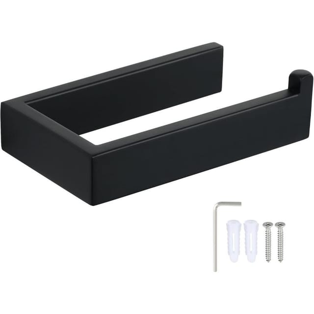 Toilettenpapierhalter Wand Aus Metall, Spenderhalter, Befestigung Badezimmer Und Wc, Modernes Robustes Design