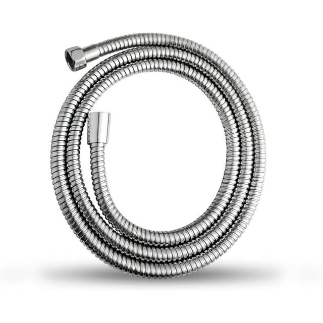 Duschschlauch 2 M Silber Metall, Schlauch Mit Verdrehschutz, Standardanschluss, Badezimmer Und Ersatz