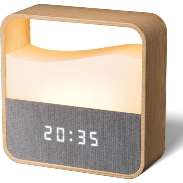 Digitaler Wecker Mit Einstellbarem Nachtlicht, Nachttisch-uhr Schlafzimmer, Alarm Und Helligkeit, Für