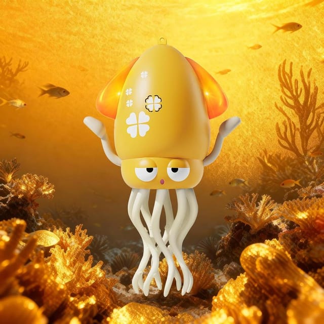 Tanzender Kraken Spielzeug Kriechend Mit Led Und Musik, Gelbes Plüschtier, Geschenk Für Kinder, Motorik