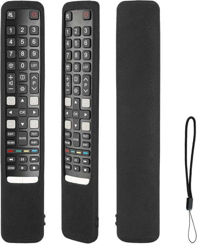 Stoßfeste Silikon Schutzhülle Für Tcl Tv Fernbedienung Rc802nu Yui1, Dunkel, Staubdicht, Passgenau