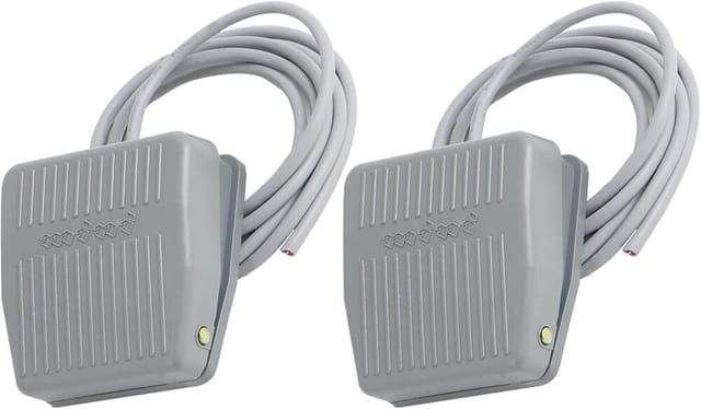 2er Momentane Fußschalter Ac250v 10a Spdt No Nc, Fußpedal Für Cnc-industrie, Modell Tfs Werkzeugsteuerung