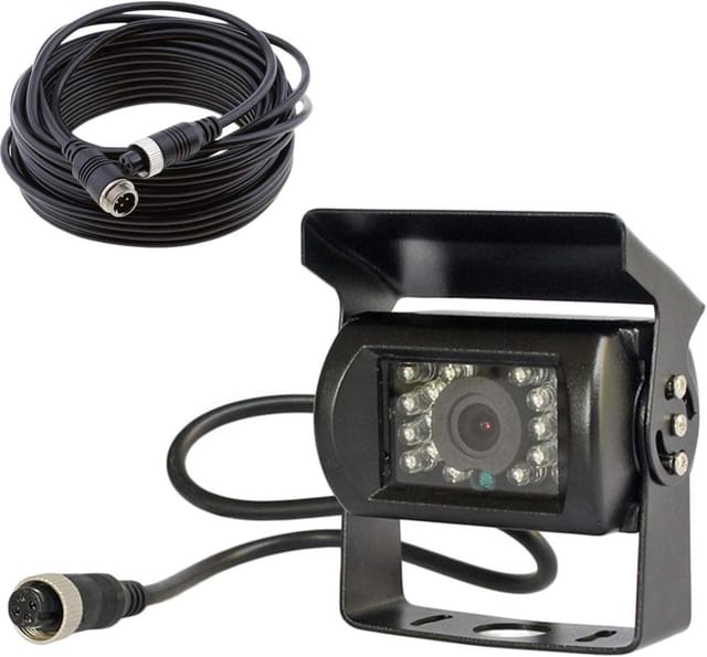 Ruckfahrkamera 12v-24v Mit 18 Ir-led Nachtsicht Wasserdicht, 15 M Kabel, Auto-einparkhilfe