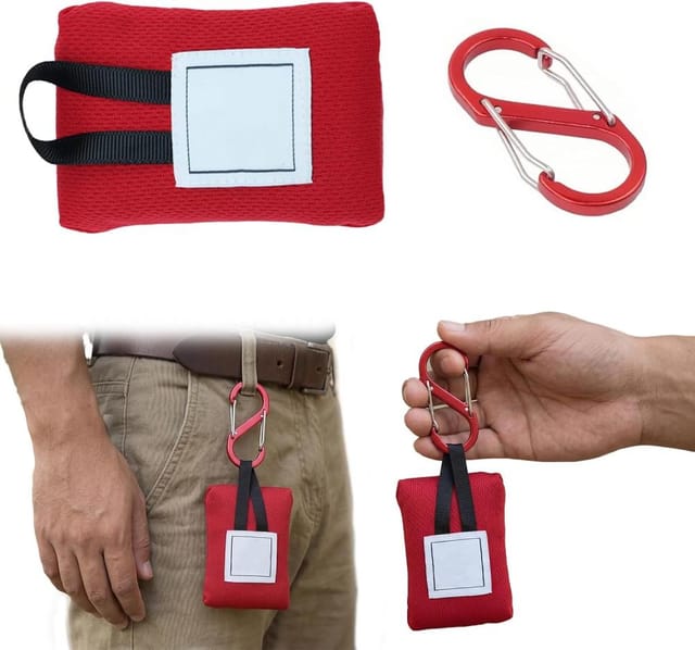 Strandmatte Leicht 70 X 110 Cm Mit Karabiner, Kompakt Sandabweisend Mit Stabiler Konstruktion
