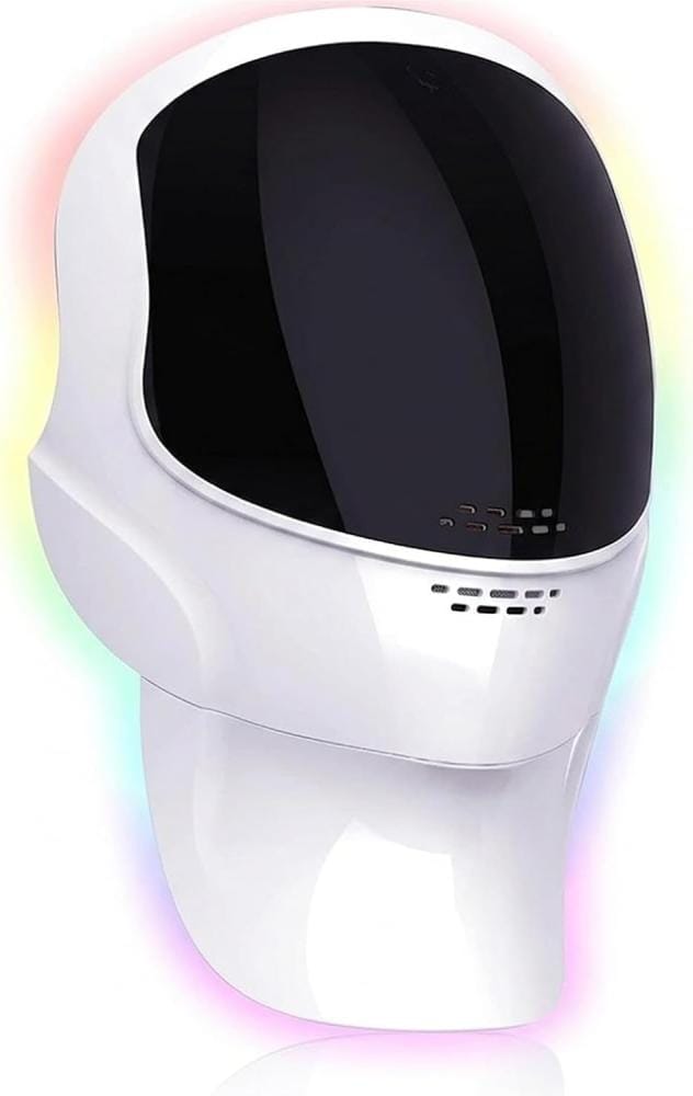 Led Lichttherapie Gesichtsmaske, Rot Licht Für Gesicht Hals, Anti-falten Hautpflege Zuhause