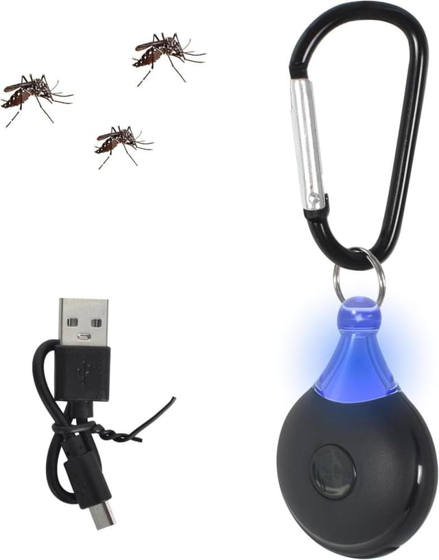 Tragbarer Ultraschall Mückenschutz, Usb Parasitenvertreiber Für Garten Und Innenraum, Geräuscharm, Für Auto