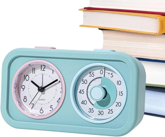 Visueller Countdown Timer Leise, Sanftes Nachtlicht, Klassenzimmer Büro Kinder Zeitmanagement
