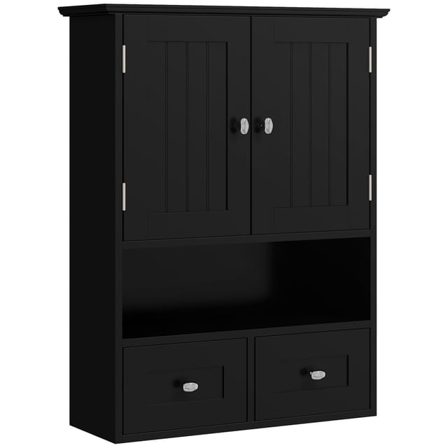Badezimmerschrank Waschtischunterschrank Badmöbel 60x30x80 Cm Holz Weiß 2 Türen Schrank