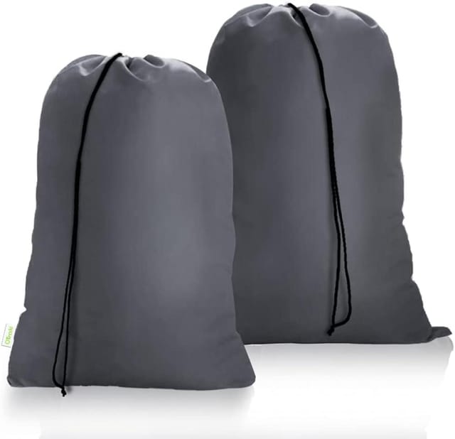 2er Pack Waeschesaecke 60 X 80 Cm, Gross Faltbar Kordelzug, Reise Waesche Waschkuche Zuhause Robust