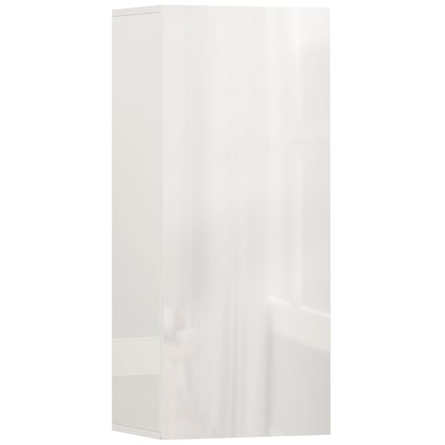Badezimmerschrank Wandmontage 30 X 23,4 X 71,2 Cm, 1 Tür Mit Verstellbarem Fachboden, Hoch, Weiß, Anti-kipp