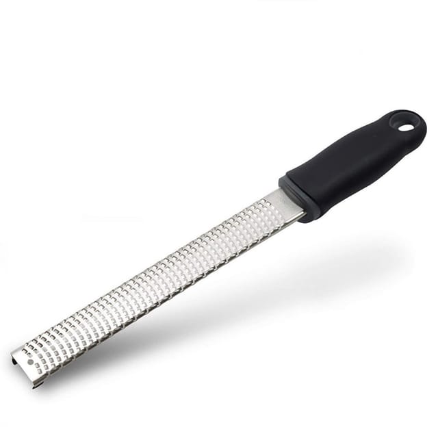 2 Farbige Reiben Für Zitrusfrüchte, Parmesan, Ingwer, Schokolade Und Muskatnuss Mit Feiner Klinge (schwarz)