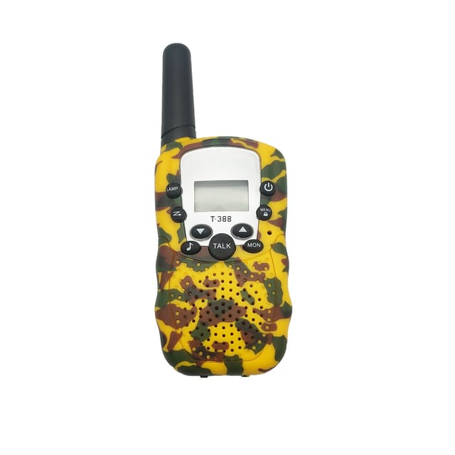 Kinder-walkie-talkie, 1 Stück, Mobiltelefon-transceiver, Radio, Gegensprechanlage, 6 Km, Mini-spielzeug, Walkie-talkie, Geschenk, Tablet Für Jungen Und Mädchen (gelb)